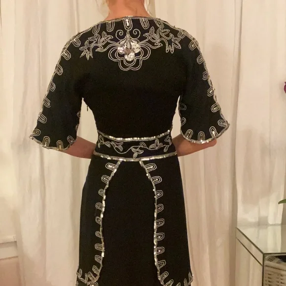 green emerald velvet dress WW51446] Temperley London main image 0